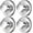Bright Silver, variant on Suction Cup Hooks, 2026 Upgraded Drill-Free 304 Stainless Steel Hooks with Strong Suction for Shower Bathroom Glass, 15lbs Heavy Duty Hanging