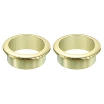Uxcell 2 Pack 1.58 Inch (40mm) Desk Grommets, Plastic Cable Hole Cover, Gold