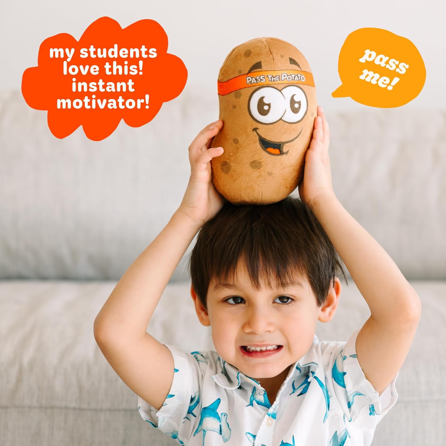 Move2Play, Pass The Potato | Hilariously Wild & Fun Kids Game | Easter Gift for Kids | Easter Basket Stuffer | Indoor/Outdoor Toy for Toddlers & Kids Ages 3-8+ | Summer & Camping Fun