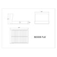 thumbnail image 3 of Manhattan Comfort Lenyx Faux Leather Full Size Bed Frame in Graphite Gray, 3 of 7