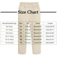 thumbnail image 6 of fatyb School Uniform Pants for Kids Lightweight Boys Girls Straight Leg Casual Plain Pants with Pockets, 6 of 6