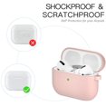 thumbnail image 2 of Funda para Airpods Pro, funda protectora de silicona suave que absorbe los golpes con llavero para Apple Airpods Pro, rosa claro brillar Electrónica, 2 of 6