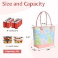 thumbnail image 5 of Tirrinia Insulated Lunch Bag for Women, Large Capacity Tote Lunch bag, Waterproof Oxford Cloth Leakproof Cooler Bag with Handle, Thermal Leakproof for Work Office Picnic School Travel, 5 of 7