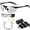 Black, variant on Photochromic Sunglasses with Anti-glare Polarized Lens, UV400 Transition Tint for Daytime Driving Men