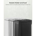 thumbnail image 4 of Bote de basura SONGMICS de acero inoxidable de 6 litros con tapa para baño, 4 of 7