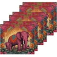 thumbnail image 2 of Coolnut Cute Elephant Washcloths, Soft and Absorbent Cotton Towel, 2 Pack 12 X 12 Inches Premium Quick Dry Face Towel Wash cloth, 2 of 7