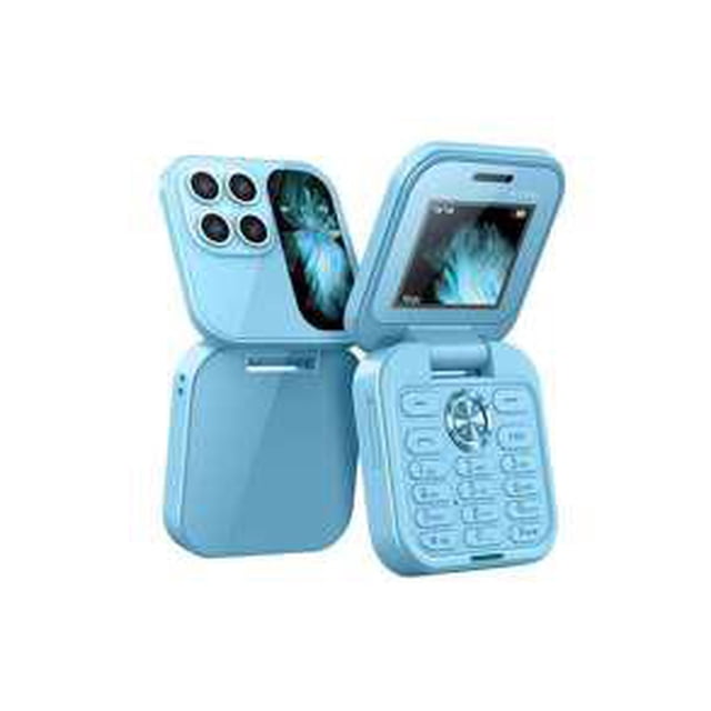I17 PRO Mini Flip Mobile Phone,Foldable Cell Phone With FM Radio Magic Voice Blacklist Speed Dial Vibration,2 SIM Card Small Display Foldable Cell Phone,Easy To Use,Gift For Father's Day/Mother's Day