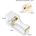 thumbnail image 3 of Clear Acrylic Adhesive Tape Dispenser, Adhesive Tape Cutter, 3 of 5