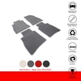 thumbnail image 2 of Ikon Motorsports Floor Mats Fits 2013-2019 Nissan Sentra, Car Nylon Gray Carpets Liner Protector Guard 1st 2nd Row Front Rear Protection Cover 4PC, 2 of 7