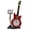 Light Brown, variant on BIMZUC Violin Alarm Clock Unique Appearance Innovative Timepiece for Home Living Room Desktop Decoration Gifts, Musical Instrument Model Desk Clock Battery Operated, 8.27 inches / 21 cm