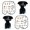 Repair Kit,Plunger, variant on 2PCS Yamaha XTZ750 1989-1996 Motorcycle Accessories Carburetor Repair Kit Racing Retrofit Car