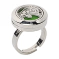 thumbnail image 1 of Anillo abierto Anillo Ajustable Difusor de aceite esencial Moda Accesorio de disfraces, 1 of 6