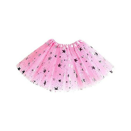 

QWERTYU Infant Baby Toddler Child Children Kids Sequins Star Skirt 季节 Tutu Dress 袖型 Skirts for Girls 2Y-8Y Free Size