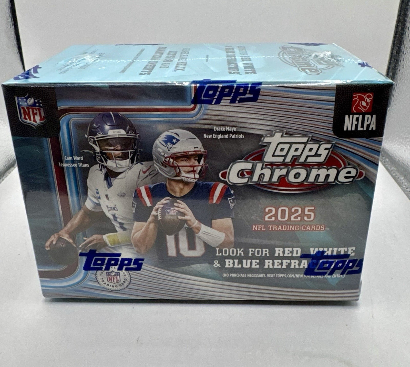 2025 Topps Chrome Football Blaster Box - Factory Sealed