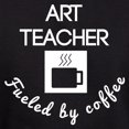 thumbnail image 3 of CafePress - Art Teacher Fueled By Coffee Hoodie - Pullover Hoodie, Classic, Comfortable Hooded Sweatshirt, 3 of 4
