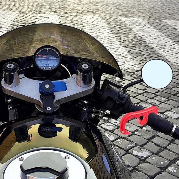 WEUVEB 2Ud Gancho De Seguridad Para De Motocicleta En Material ABS Con Montura Universal Para Manillar