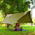 thumbnail image 2 of Tienda impermeable Toldo Refugio de y refugio Tienda de ña Tienda de picnic interior verde kusrkot Lona impermeable para carpa, 2 of 5