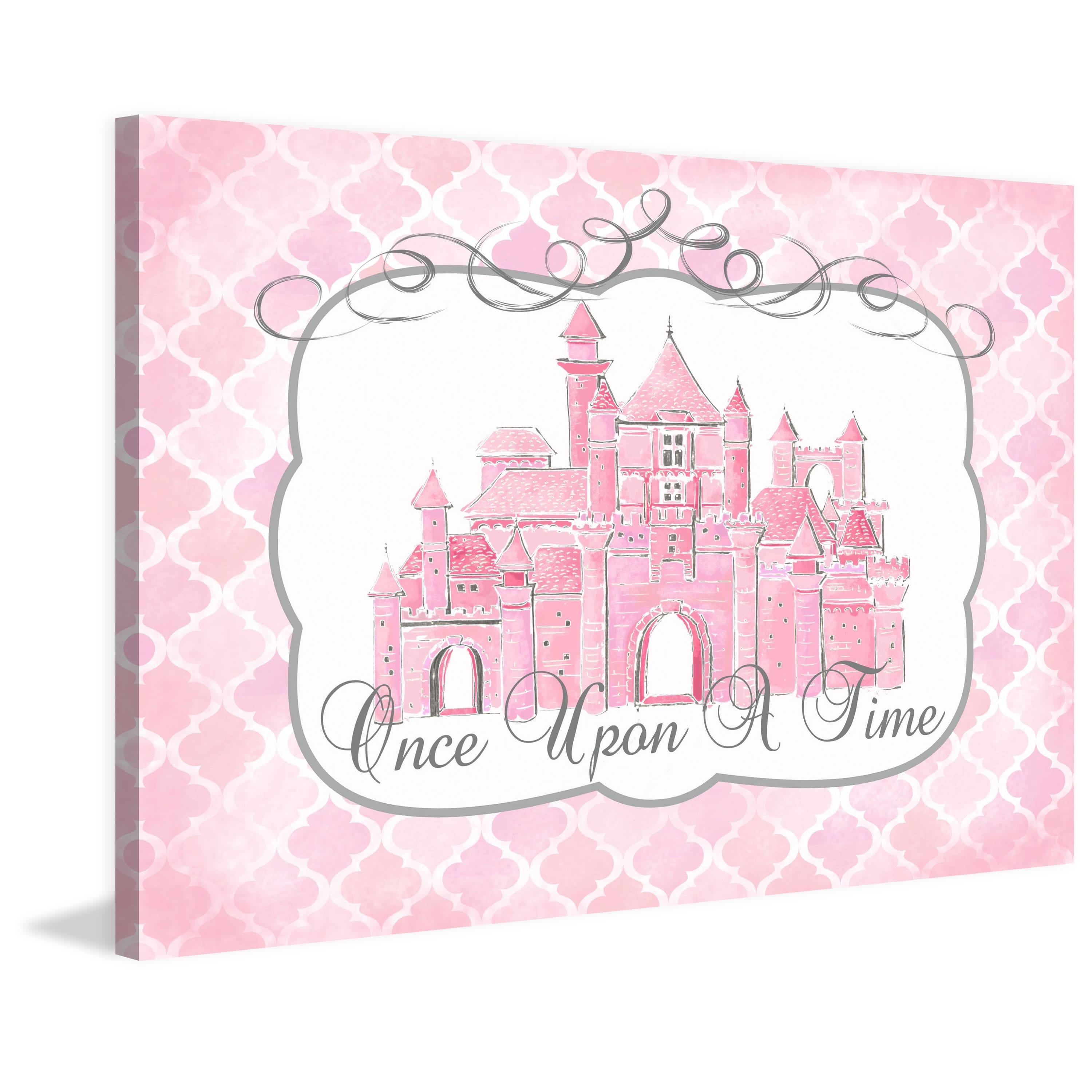 Marmont Hill "Once Upon a Time" by Reesa Qualia Painting Print on Wrapped Canvas