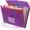 04-purple, variant on Accordian File Organizer 7 Pocket Expanding File Folder with Labels, Plastic Expandable File Folder for Documents Letter Size A4 Papers - Black