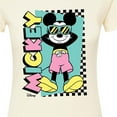 thumbnail image 3 of Disney - Mickey Sunbathe - Juniors Fitted Graphic T-Shirt, 3 of 5
