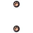 thumbnail image 3 of Methold Stick Caps Cóncavo Antideslizante Aumento de la forma de la pata de gato Thumbstick Cover Controller Accesorios para doméstico naranja sobre negro 2Conjunto, 3 of 6
