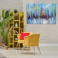 thumbnail image 2 of Stupell Industries Vivid Birch Trees Reflection Landscape & Nature Painting Wrapped Canvas Canvas Art Print Wall Art, 45 x 30, 2 of 7