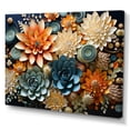 thumbnail image 2 of Designart "Colorful Succulents Flowers peaceful Succulents" Floral Wall Decor, 2 of 5