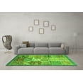 thumbnail image 3 of Ahgly Company Indoor Rectangle Abstract Green Modern Area Rugs, 2' x 3', 3 of 4