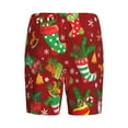 thumbnail image 2 of Lsque X-mas and New Year Mens Sleep Pajama Shorts,Short Pajama Pants, Cotton Ultra-Soft Knit-X-Large, 2 of 9
