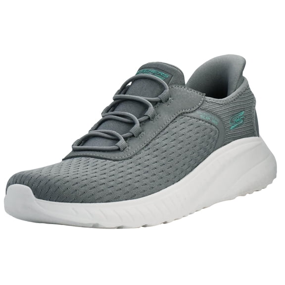 Skechers Hands Free Slip-Ins Bobs Squad Chaos in Color Sneakers for Women Knit Upper Memory Foam Insole Flexible Traction Outsole Vegan Casual Shoes