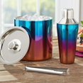thumbnail image 4 of Mainstays 25-Ounce Stainless Steel Cocktail Shaker, Rainbow Iridescent, 4 of 4