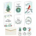 thumbnail image 1 of Christmas Greeting Card Gift Cute Cartoon Christmas Card Envelope With Stickers Personalized, 1 of 5