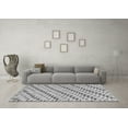 thumbnail image 3 of Ahgly Company Indoor Square Abstract Gray Modern Area Rugs, 4' Square, 3 of 4