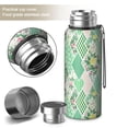 thumbnail image 2 of 20 Oz Pioneer Flower Coffee Tumbler Double Wall Insulated Stainless Steel Water Bottle | Metal Reusable Thermoses Flask with Cup Cap | Leak & Sweat Proof with Anti-Dust Lid, 2 of 7