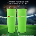 thumbnail image 2 of Kyusrd Men Adult Kids Boys Football Leggings Ankle Socks Foot Thick Pad Sleeves, 2 of 5
