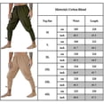 thumbnail image 3 of Men's Ankle Banded Pants Medieval Viking Navigator Pirate Costume Trousers Renaissance Gothic Pants Plus SizeXL, 3 of 3