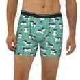 thumbnail image 2 of Men'S Boxer Briefs, Dog Ball Bird Soft And Breathable Mens Underwear Boxer Briefs With Widen Waist, 2 of 2