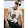 thumbnail image 2 of Watercolor Sea Turtle Art T-Shirt Men -Image by Shutterstock, Male Medium, 2 of 4