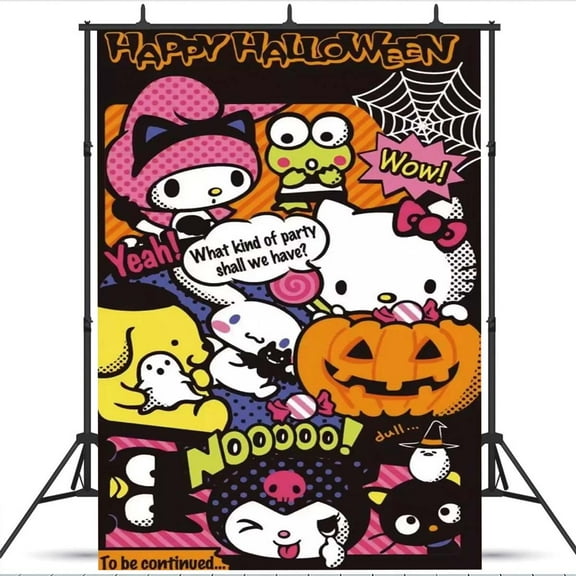 Kuromi Sanrio Halloween Christmas Taspestry Wall Decor Party Supplies Background BackdropBanner Poster Decor Decorations