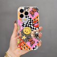 thumbnail image 2 of Leopard Print Pattern Liquid Silicone Mobile Phone Case Full-Body Protection Shockproof Anti-fall TPU Soft Rubber Case Color: Transparent White Black For Men Women For Apple IPhone 14 13 12 11 XS XR, 2 of 4