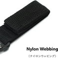 Heavy Duty Belt Keeper Clip Key Holder Nylon MOLLE Strap Key Ring ...