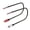 Red and silver, variant on Tizuqe Auditory Speaker Wire Auditory Male to Open End Pigtail Splitter Adapter Cable