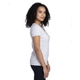 thumbnail image 3 of T-Shirt à Manches Courtes Col en V pour Femmes - Argent - G, 3 of 3