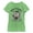 Green Apple, variant on Girl's Lost Gods St. Patrick's Day Lucky Meow Cat  Graphic Tee Mint Large