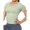 Gray Green, variant on Workout Crop Tops For Women Short Sleeve Workout Shirts For Running Gym Yoga Athletic Exercise