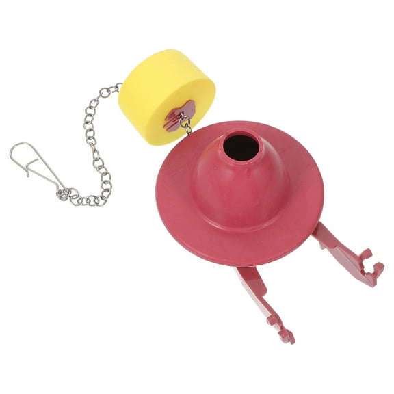 FENGGUIQU Toilet Flush Valve Replacement Kit with Red Rubber Seal, 1 Piece, and Efficient Toilet Repair Part