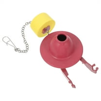 FENGGUIQU Toilet Flush Valve Replacement Kit with Red Rubber Seal, 1 Piece, and Efficient Toilet Repair Part