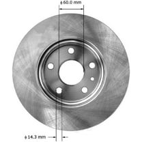Bendix Brakes PRT6063 Brake Rotor Fits select: 2011-2019 CHEVROLET CRUZE, 2016 CHEVROLET CRUZE LIMITED