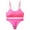 Hot Pink, variant on asdoklhq Summer Fall Sports Bras for Women 2026,Womens Fashion Plus Women's No-steel Ring Gathering No-marking Breathable Sling Sports Underwear Briefs Suit