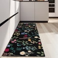 thumbnail image 4 of Pioneer Flower Floral Print Pattern Kitchen Rug Mat,Kitchen Runner Rugs Non Skid Washable,Decorative Kitchen Floor Mats for Kitchen,Sink,Laundry,17"X47", 4 of 5